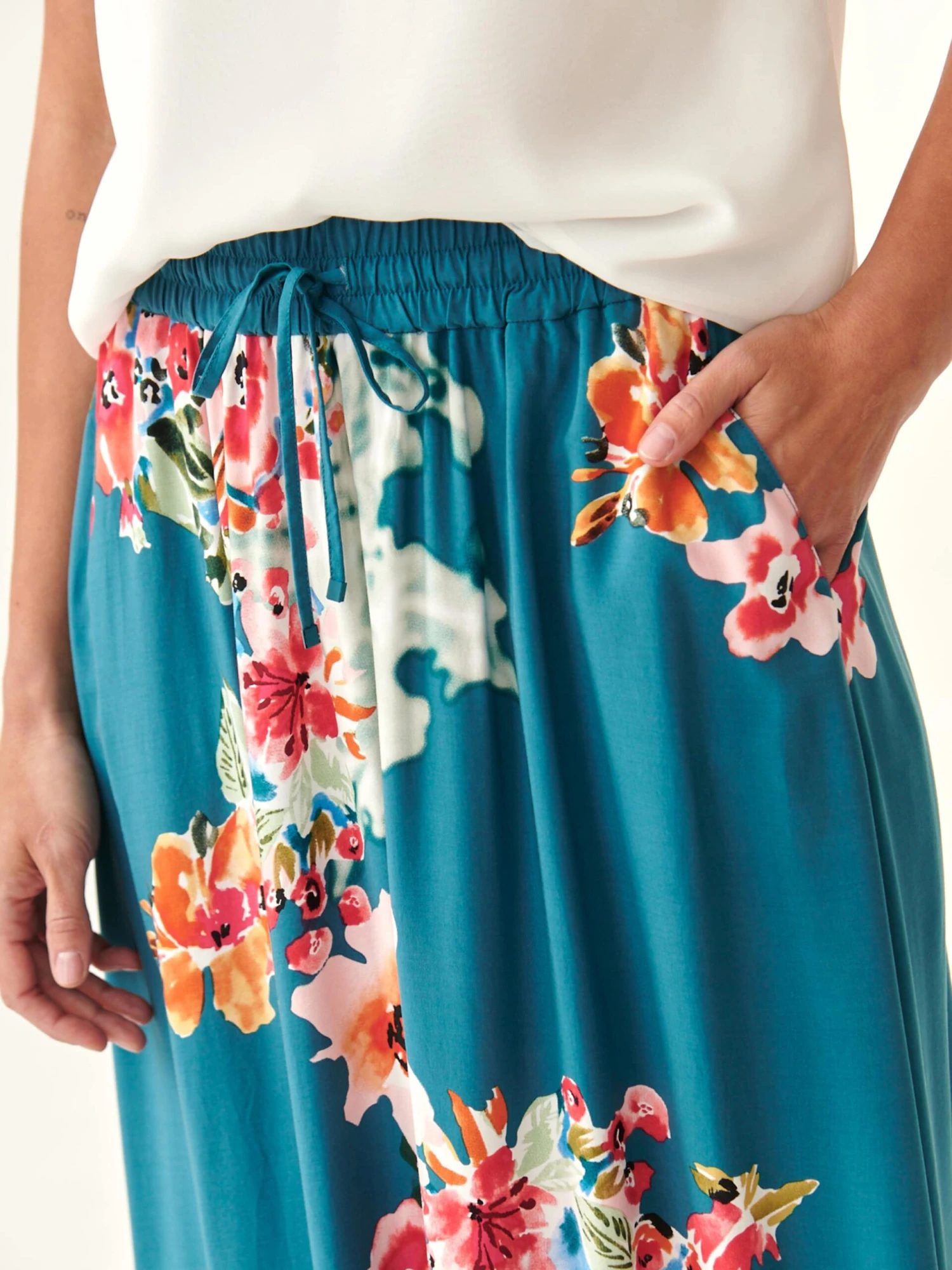 TATUUM Skjørt 'SAND' Blå 5 TATUUM Skjørt 'SAND' Blå - Bilde 5