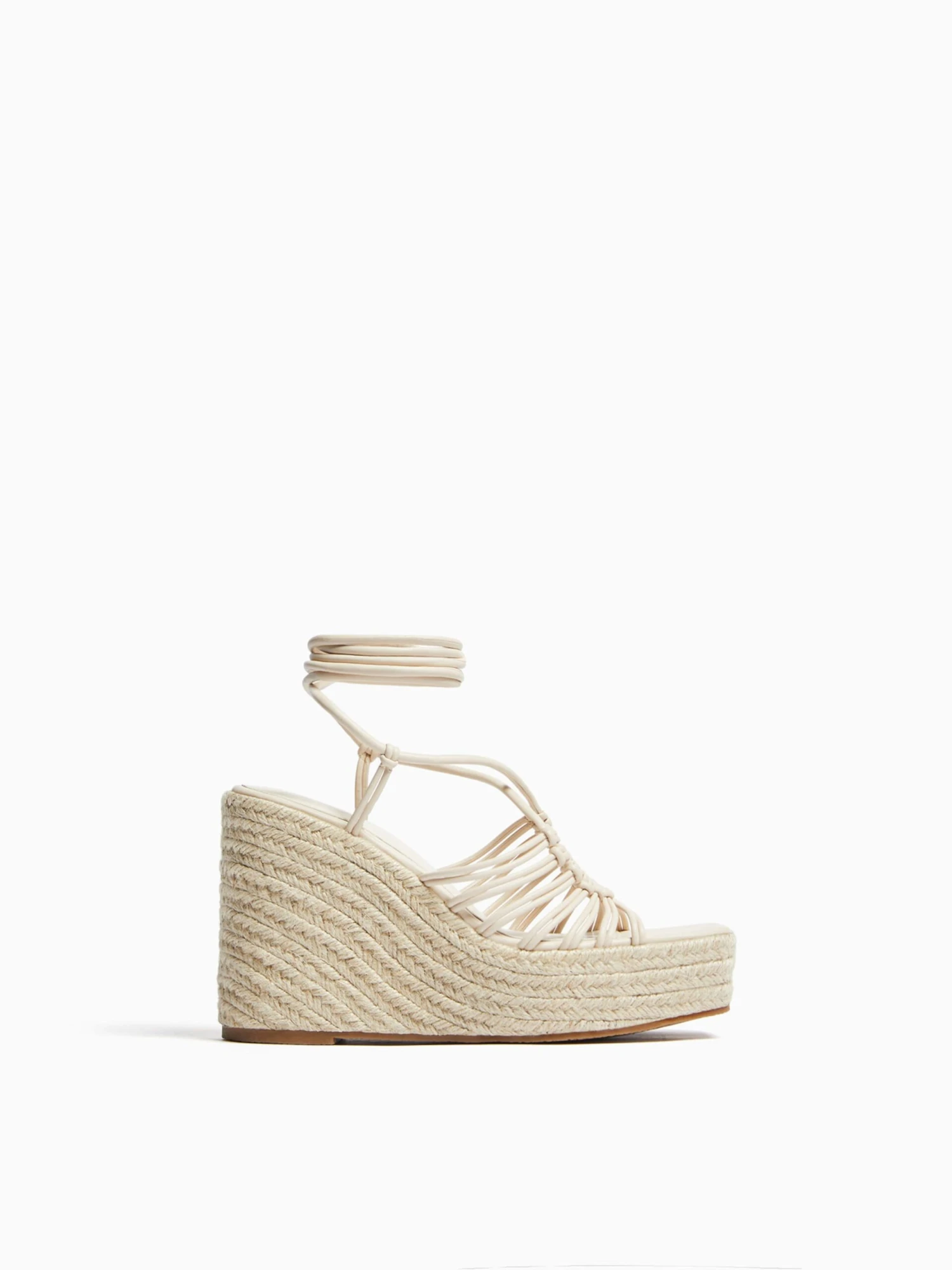 Bershka Sandaler Ecru 5 Bershka Sandaler Ecru - Bilde 5