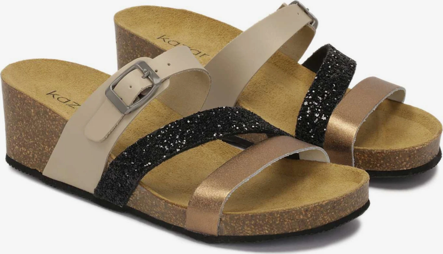 Kazar Pantoletter Blandingsfarger 2 Kazar Pantoletter Blandingsfarger - Bilde 2