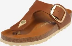 BIRKENSTOCK Flip-Flops 'Gizeh Big Buckle' Brun