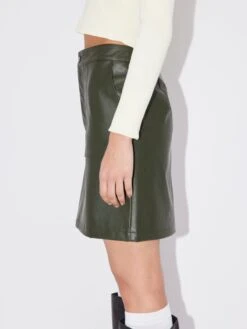 LeGer By Lena Gercke Skjørt 'Evelyna' Kaki -Birkenstock butikk 36f68dc5754f2a3bc4efd36b4369f15a
