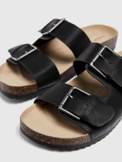 PULL & BEAR Pull&Bear Pantoletter Svart -Birkenstock butikk 39d3f6e30f77027edbc7857d6e6f32fc