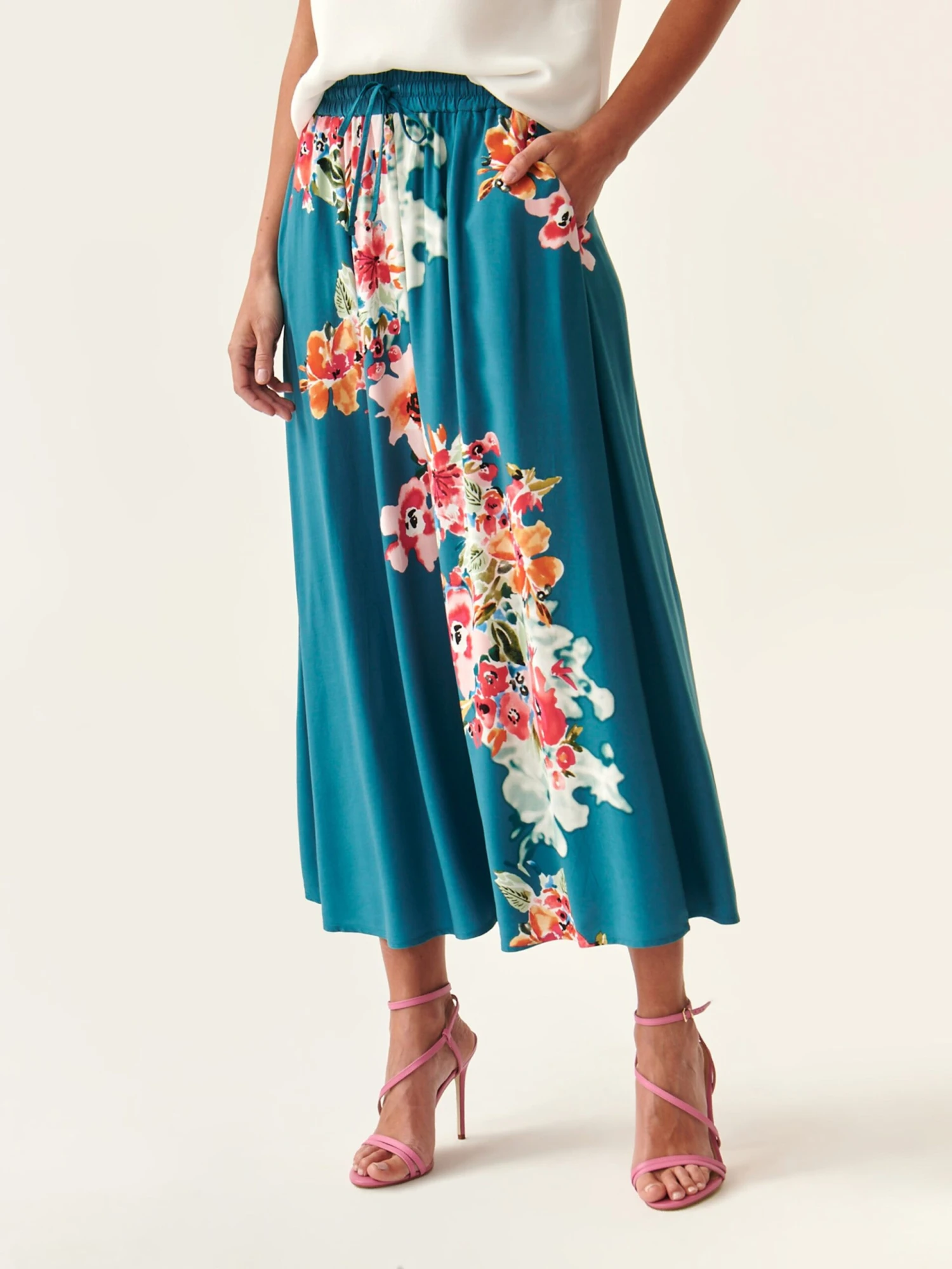 TATUUM Skjørt 'SAND' Blå 2 TATUUM Skjørt 'SAND' Blå - Bilde 2