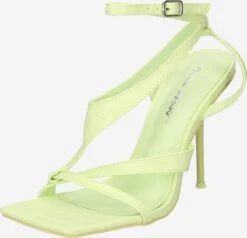 Public Desire Stroppesandaler 'HARNESS' Lysegrønn