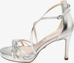 BUFFALO Stroppesandaler 'SERENA BOW' Sølv