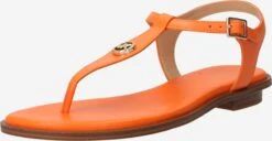 MICHAEL Michael Kors Flip-Flops 'MALLORY' Mørkeoransje
