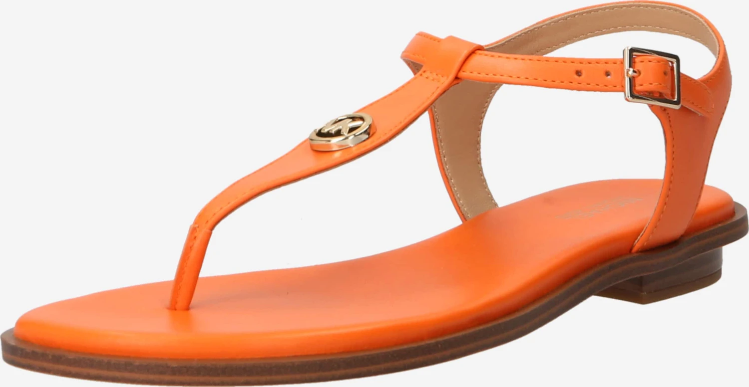 MICHAEL Michael Kors Flip-Flops 'MALLORY' Mørkeoransje 1 MICHAEL Michael Kors Flip-Flops 'MALLORY' Mørkeoransje