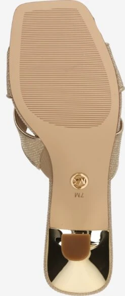 MICHAEL Michael Kors Pantoletter 'CLARA' Gull -Birkenstock butikk 666d5a18c8d09b3b11a6712903216277