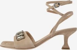 Kennel & Schmenger Sandaler 'Ida' Mørk Beige -Birkenstock butikk 6d6dfd8816d1d41fa133c786351baf81