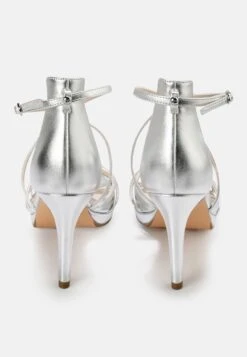 BUFFALO Stroppesandaler 'SERENA BOW' Sølv -Birkenstock butikk 715e537ccc16e06a515a5dd715abffe9