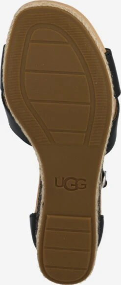 UGG Sandaler 'Eugenia' Svart -Birkenstock butikk 79b98218df11a469726f3e3908bb8a02