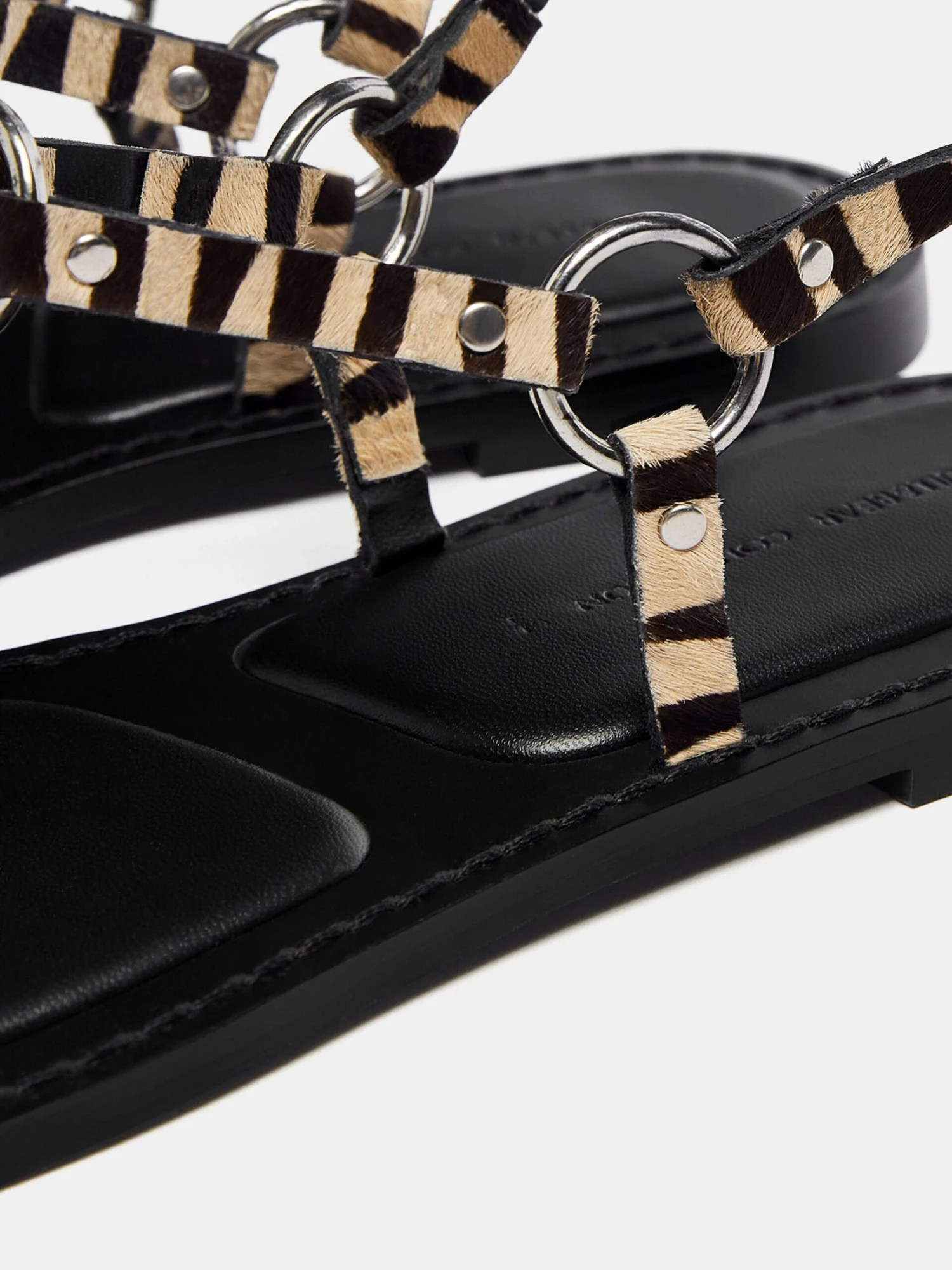 PULL & BEAR Pull&Bear Stroppesandaler Mørkebrun 4 PULL & BEAR Pull&Bear Stroppesandaler Mørkebrun - Bilde 4