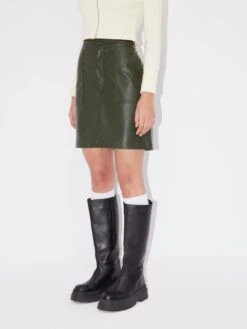 LeGer By Lena Gercke Skjørt 'Evelyna' Kaki -Birkenstock butikk 88ee70f46bdfac9c4fd85611c4d8ad35