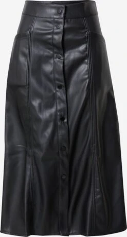 Warehouse Skjørt Svart