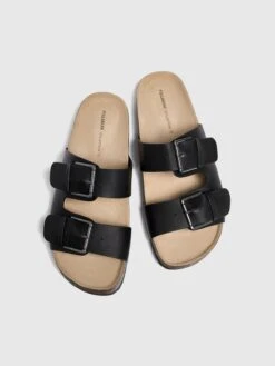 PULL & BEAR Pull&Bear Pantoletter Svart -Birkenstock butikk 91cb78523dc72f69bd50ba8d4b1773c0