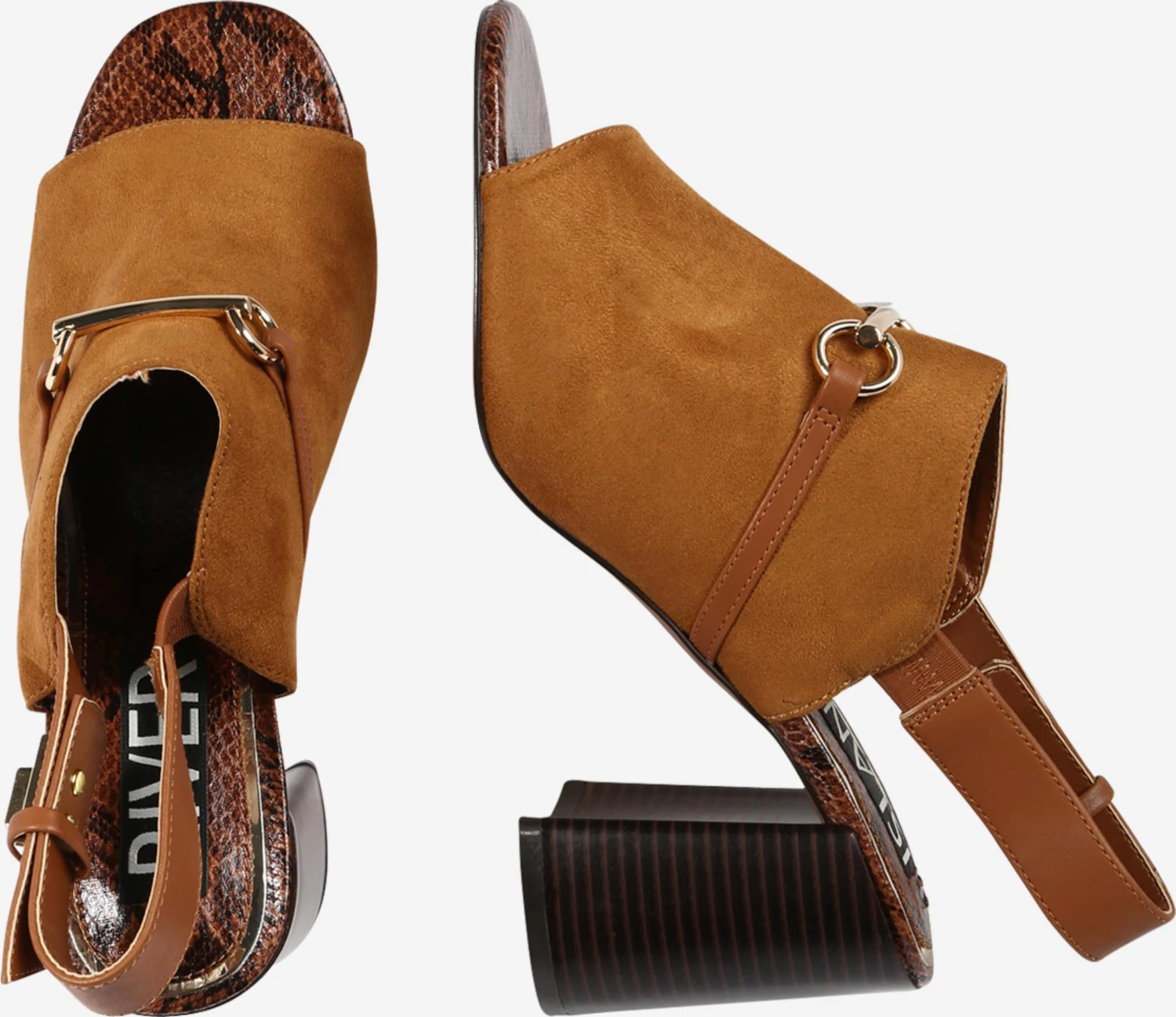 River Island Stroppesandaler 'Qunicy' Brun 2 River Island Stroppesandaler 'Qunicy' Brun - Bilde 2