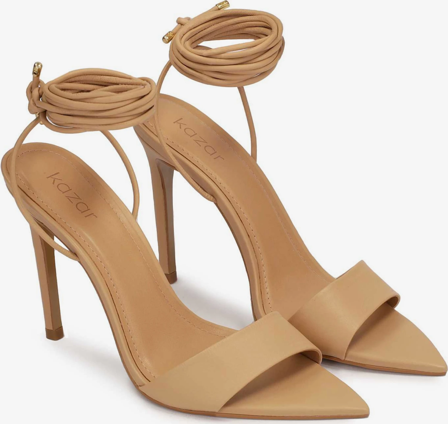 Kazar Stroppesandaler Lysebrun 3 Kazar Stroppesandaler Lysebrun - Bilde 3