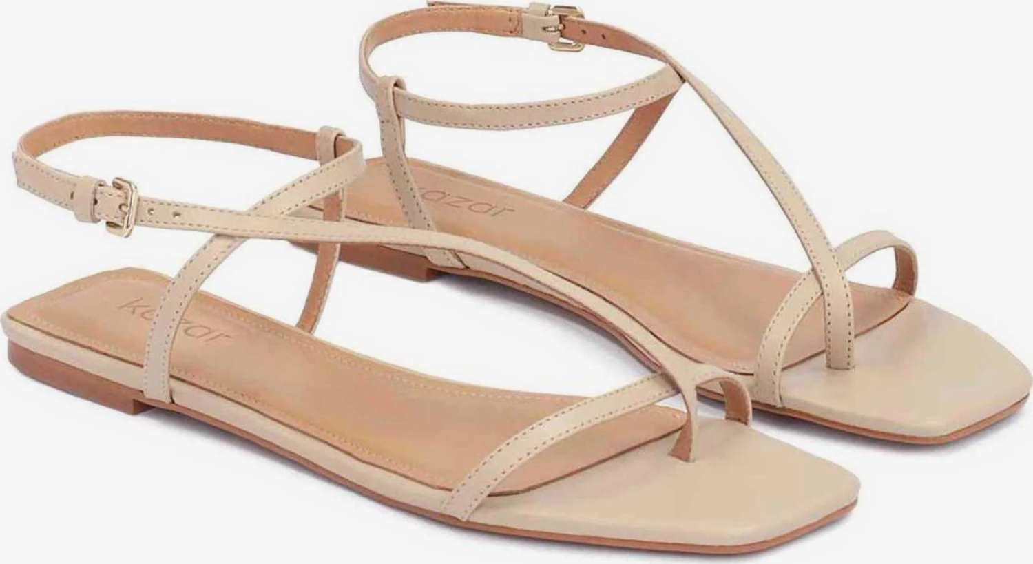 Kazar Flip-Flops Beige 2 Kazar Flip-Flops Beige - Bilde 2
