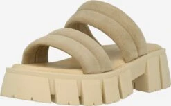 Ten Points Pantoletter 'Serena' Mørk Beige