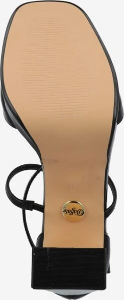 BUFFALO Sandaler 'CHERRY NEAT' Svart -Birkenstock butikk d785c2ad4d4ee1f17ecb85e90537744c