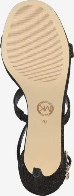 MICHAEL Michael Kors Stroppesandaler 'KODA' Svart -Birkenstock butikk da5f8a8850d1c14cb9beae272f17539d