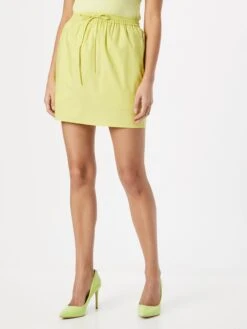 SAMSØE SAMSØE Samsøe Samsøe Skjørt 'LUA' Gul -Birkenstock butikk e19545b03df0852d945c95a9d2e07ae2