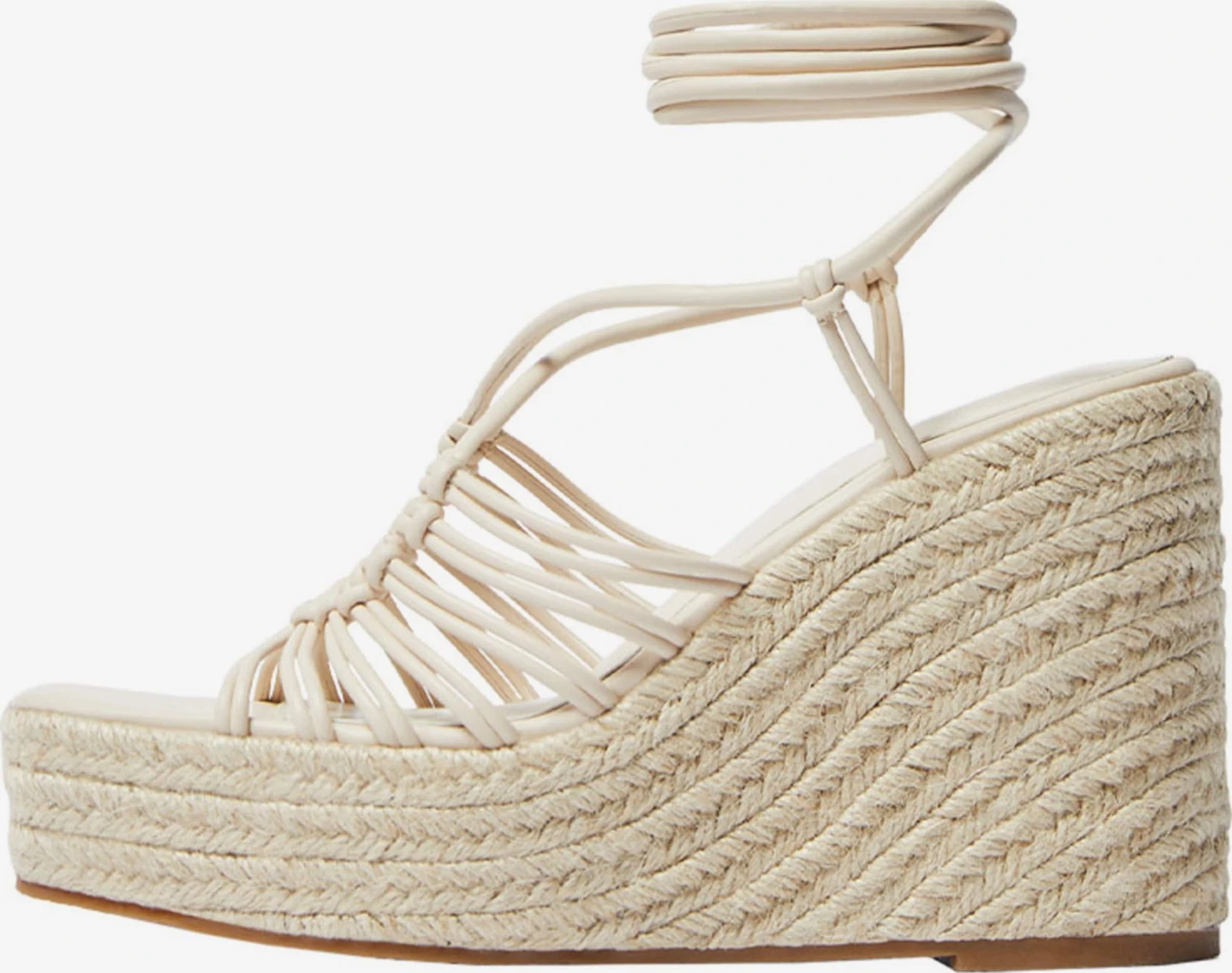 Bershka Sandaler Ecru 2 Bershka Sandaler Ecru - Bilde 2