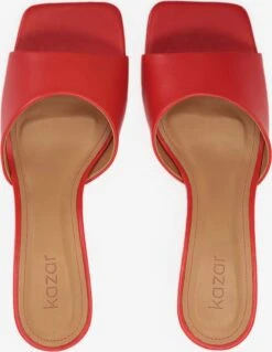 Kazar Pantoletter Rød -Birkenstock butikk e65ddf6d4a4ec6997a120777cadab0a4