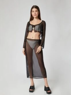 ABOUT YOU X Millane Skjørt 'Alva' Svart -Birkenstock butikk f1221e0221bc49050b279d7eb968d792