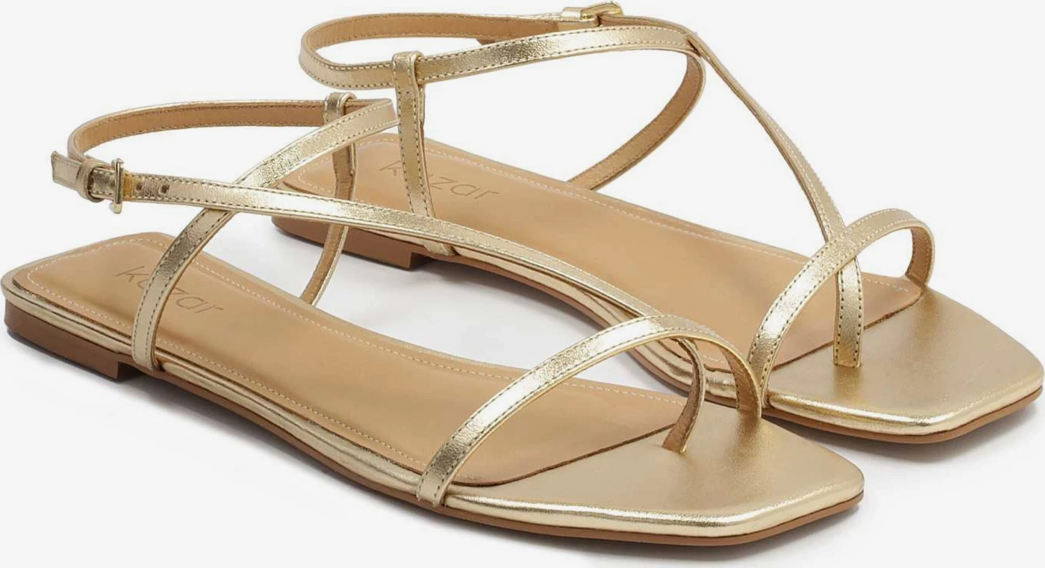 Kazar Flip-Flops Gull 3 Kazar Flip-Flops Gull - Bilde 3