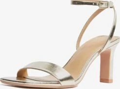 Bershka Stroppesandaler Gyldengul