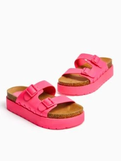 Bershka Pantoletter Fuchsia -Birkenstock butikk f8d745154dd9dc2cb82cabd4d7cb72ff